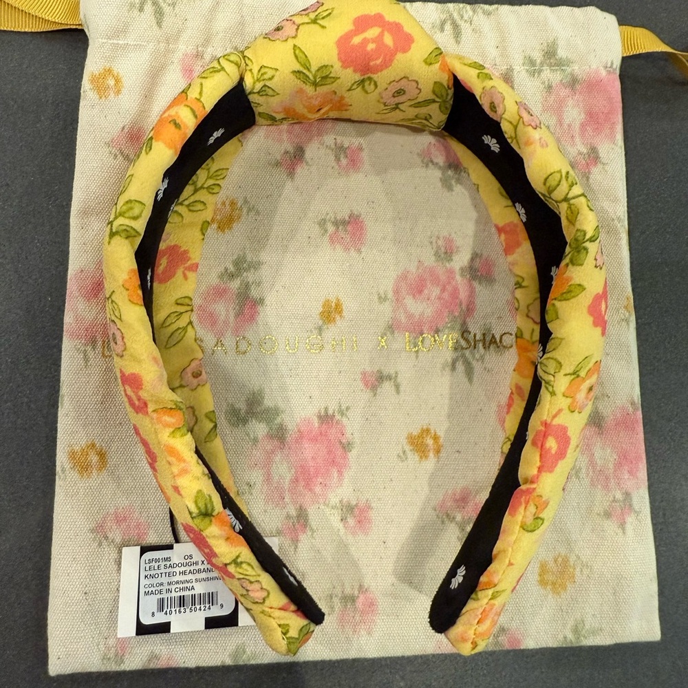 Lele Sadoughi Knotted Headband - Morning Sunshine